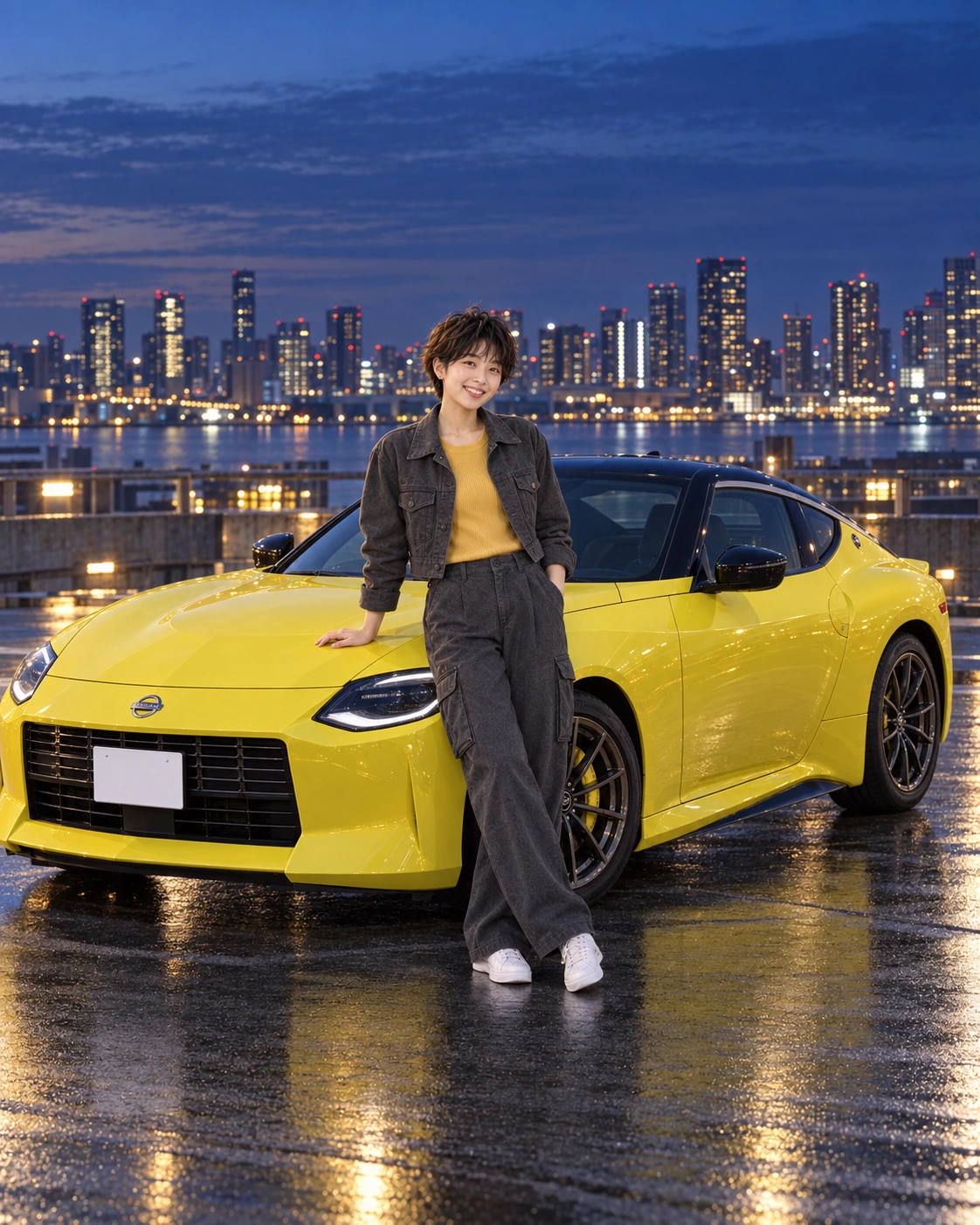 OTOHAと、イカヅチイエローのNISSAN FAIRLADY Z。